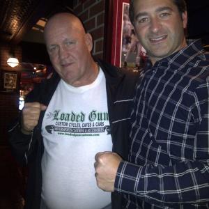 with boxing trainer Kevin Rooney  October 2011
