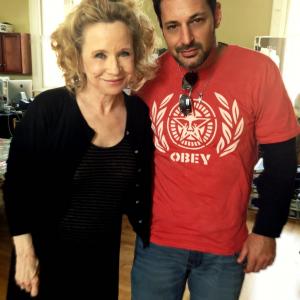 David Gere the Producer of A Bets A Bet 2013  on set with Debra Jo Rupp