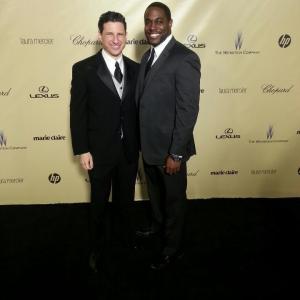 Nick Jones Jr and Fred Raskin at event of The 70th Annual Golden Globe Awards