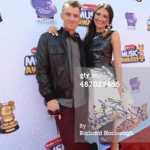 Madeline Whitby with Morgan Tompkins at The 2014 Radio Disney Music Awards