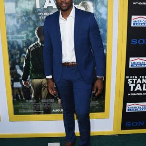 SerDarius Blain arrives at the When The Game Stands Tall premier