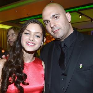 Ahmet Zappa and Odeya Rush at event of The Odd Life of Timothy Green (2012)