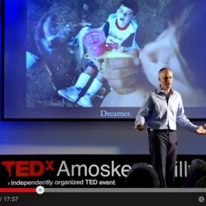 Dan Habib gives a talk at TEDxAmoskeagMillyard in November 2013.