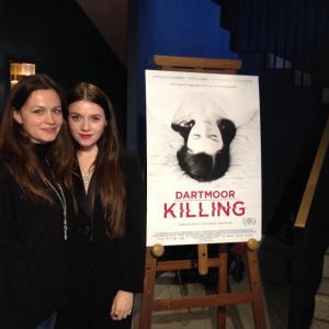 GemmaLeah Devereux and Rebecca Night at the screening of Dartmoor Killing