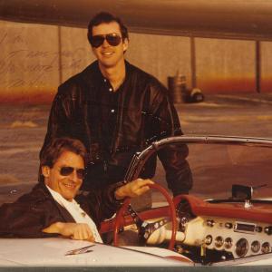 Perry King, C. Van Tune during magazine photo shoot in 1987.