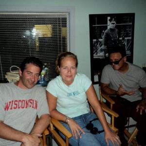 with Michelle Verdi and 5X World Boxing Champion Vinny Paz  set of Loosies 2010