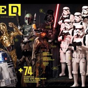 HannaH Eisenmann as a Jawa on the cover of WIRED Magazine with Chris Hardwick Jawa next to R2D2