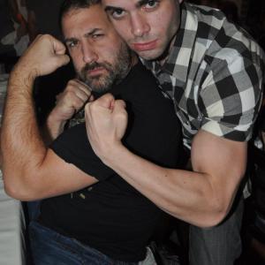 Tommy and Joey at the Inkubus wrap party.