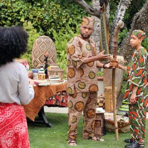 Still of Anthony Anderson Tracee Ellis Ross and Marcus Scribner in Blackish 2014