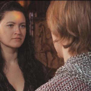 Screen Capture from Playing Morgana of the BBC Series Merlin for a Competition Video