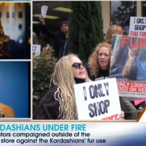 CNN Kim Kardashian Fur Protest