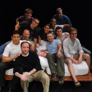 Fcking Men Bailiwick Chicago production cast with Joe DiPietro and Tom Mullen