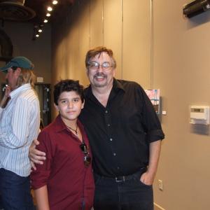 Tryston Skye (Young Bobby Riser) and Dennis McDonald, writer of 