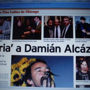 Premio Gloria para Damian Alcazar en el 27th Chicago latino Film Festival