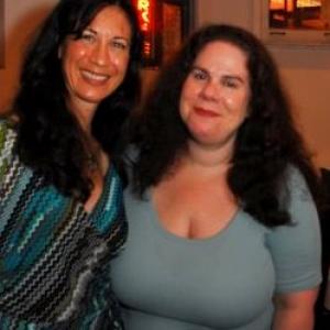 Anne Ohana left and Rachel Kadushin right at Indie Nights Filmmaker networking night