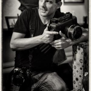 Still Photographer Dan Irving on the set of Burst Theory 2012