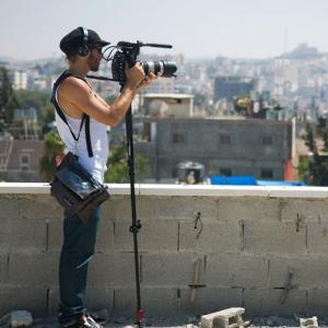Ren Sascha Johannsen filming in Israel 2013