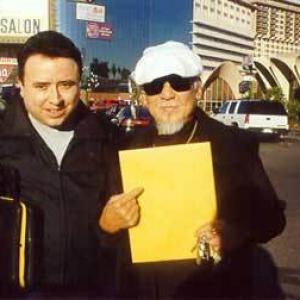 Gabriel Campisi with Pat Morita in Las Vegas