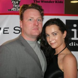 Thaddeus Schneider and April Devereaux at The Laemle Theater Los Angeles: Screening of 