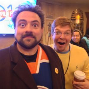 Cameron Scott Nadler with Kevin Smith at the Sundance Film Festival 2014