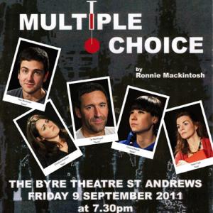 Poster for Multiple Choice at The Byre Theatre St Andrews