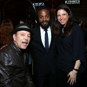 Ruben Blades John Forte and Heather Berlin attend the TFI Awards during the 2013 Tribeca Film Festival on April 24 2013 in New York City