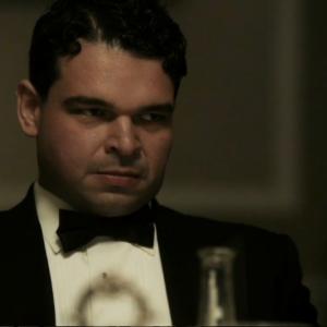 Umberto Celisano as Al Capone in AMCs Making of the Mob New York
