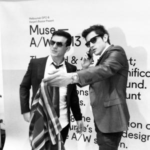 Ivan Bradara & Dimitri Baveas at the 2013 launch of Autumn/Winter fashion season in Melbourne. For Harper's Bazaar Magazine.