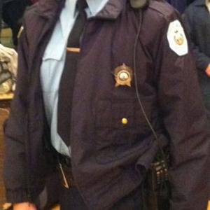 Duke as officer Clooney Mob Doctor 2012