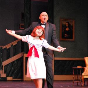 Jess Martinez is Daddy Warbucks and Jordyn Foley is Annie at the Bankhead Theatre thru February January 2012