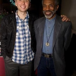 Chris Bellant and Andre De Shields at the premiere of The Backseat in New York City