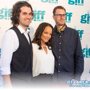 Producer Grant Johnson Actress Vivian FlemingAlvarez and Director Sabyn Mayfield at Opening Night for GIFF2014!