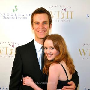 Justine Thomas and Gwithyen Thomas at Jeremy Bloom's Wish of a Lifetime Gala