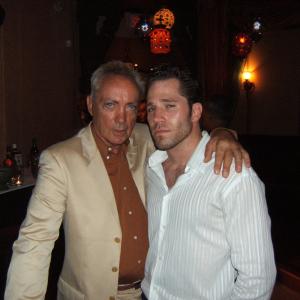 Udo Kier and James Gill just before the wolrd premiere of The Theatre Bizarre at Fantasia Film Festival 2011