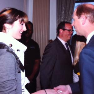 Kaitlyn Fritz meets Prince Edward
