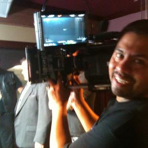 Gabriel Medina Operating Camera for the Feature Film Neutral Territory