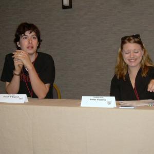 Josiah William English and EmLee VassiLos on the 2010 ConCarolinas Dr Who pannel