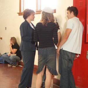 as Teacher standing left in Teenage Drama directed by Luigi DeSole  Pasadena California 2005