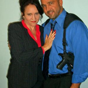 as Delilah McDaniel with Bryan Hanna on the set of Exodus? 2006
