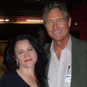 with John Philip Law at a networking event in Hollywood 2005