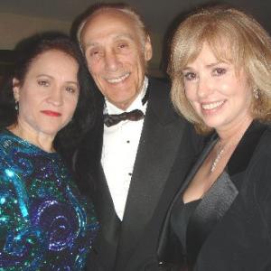 with Mickey Rizzo and stunt team owner Georgia Durante at Safe Passage fundraiser, at the Jim Myron estate, Hollywood Hills 2005