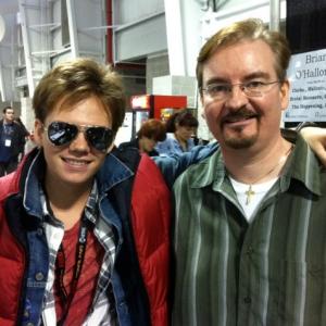 As Marty McFly with Brian O'Halloran at the 2011 NY Comic Con.