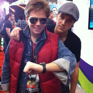 At 2011 NY Comic Con as Marty McFly with Jason Mewes