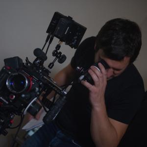 On set directing Host (2011)