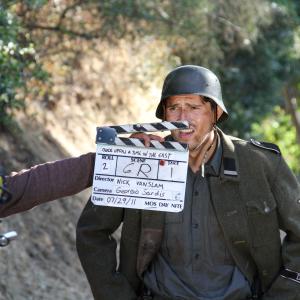 Haris Mahic portraying a Nazi Officer in the stylized Spaghetti Western Once Upon a Time in the East