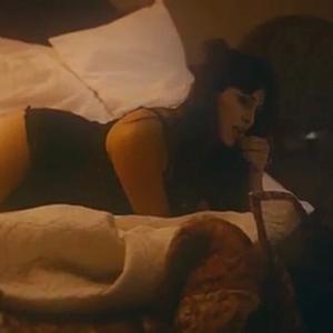 Still of Carina Aviles in music video for Clap Your Hands Say Yeah.