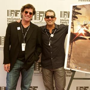 On Red Carpet W Director Matt Birman  Intl Family Film Festival  2013