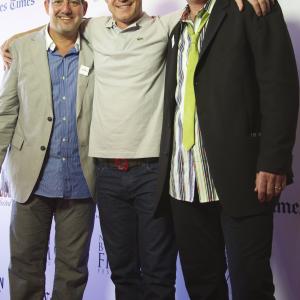 With Director Matt Birman and 'a fish story' star Eddie McClintock