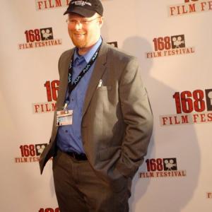 Producer/Director/Actor Christopher Shawn Shaw at the 168 International Film Festival, 2010 www.SkipListeningShort.com