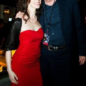 Rosemarie Griffin Actress  Model Michael Levine Levine Communications at The Bob Dylans 70th Summer Soiree in Los Angeles May 2011